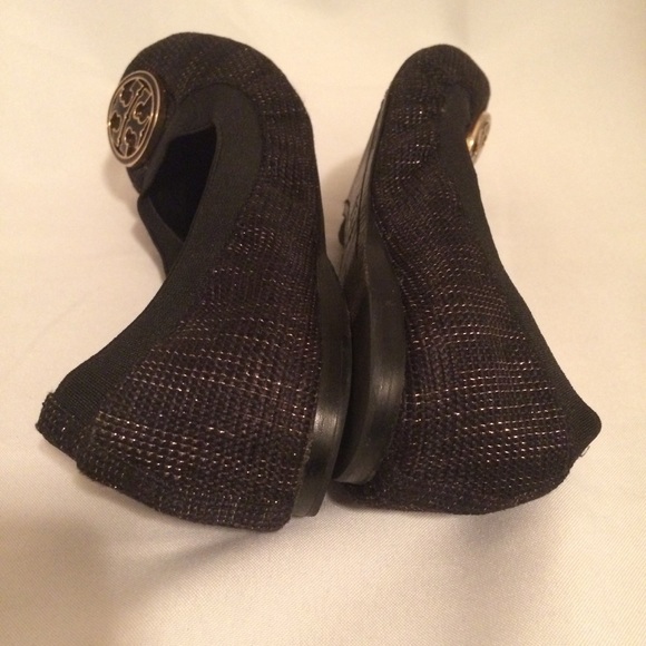 Tory Burch Caroline Glitter Flats - Size 7.5B - Picture 8 of 8